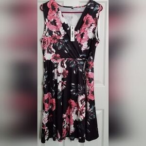 Styleworld Midi- Wrap, Sleeveless Dress.  NWT.       Sz-XL